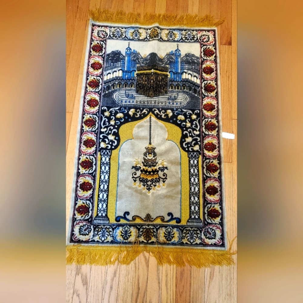 Muslim prayer mat. Handmade